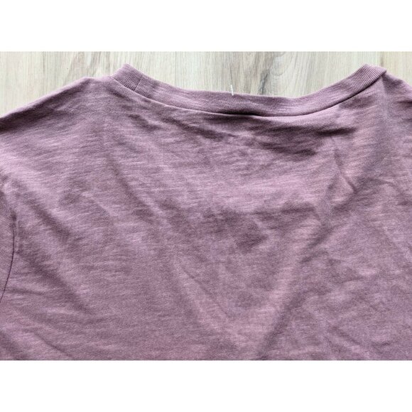 Aeropostale Choker Oversized Crop Tee Pink Womens Medium - Picture 9 of 12